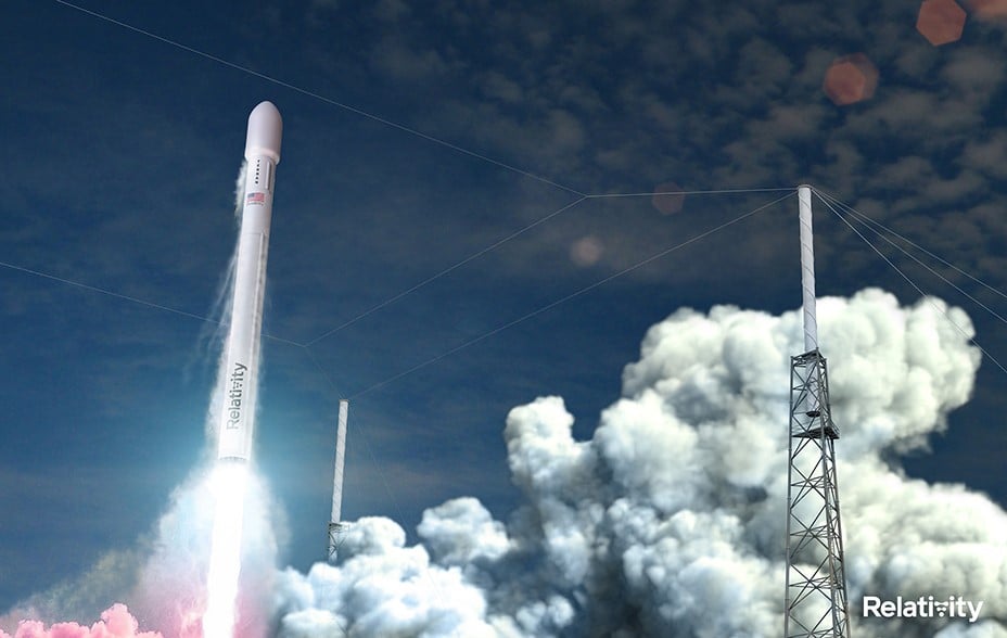 Image of rocket representing aerospace engineering